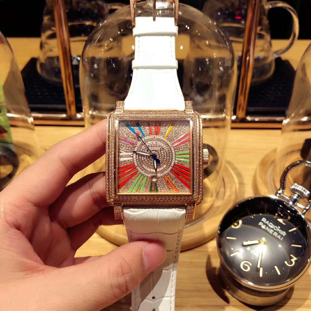 法蘭克穆勒Franck Muller MASTER SQUARE系列腕錶 搭載原裝西鐵城機械機芯
