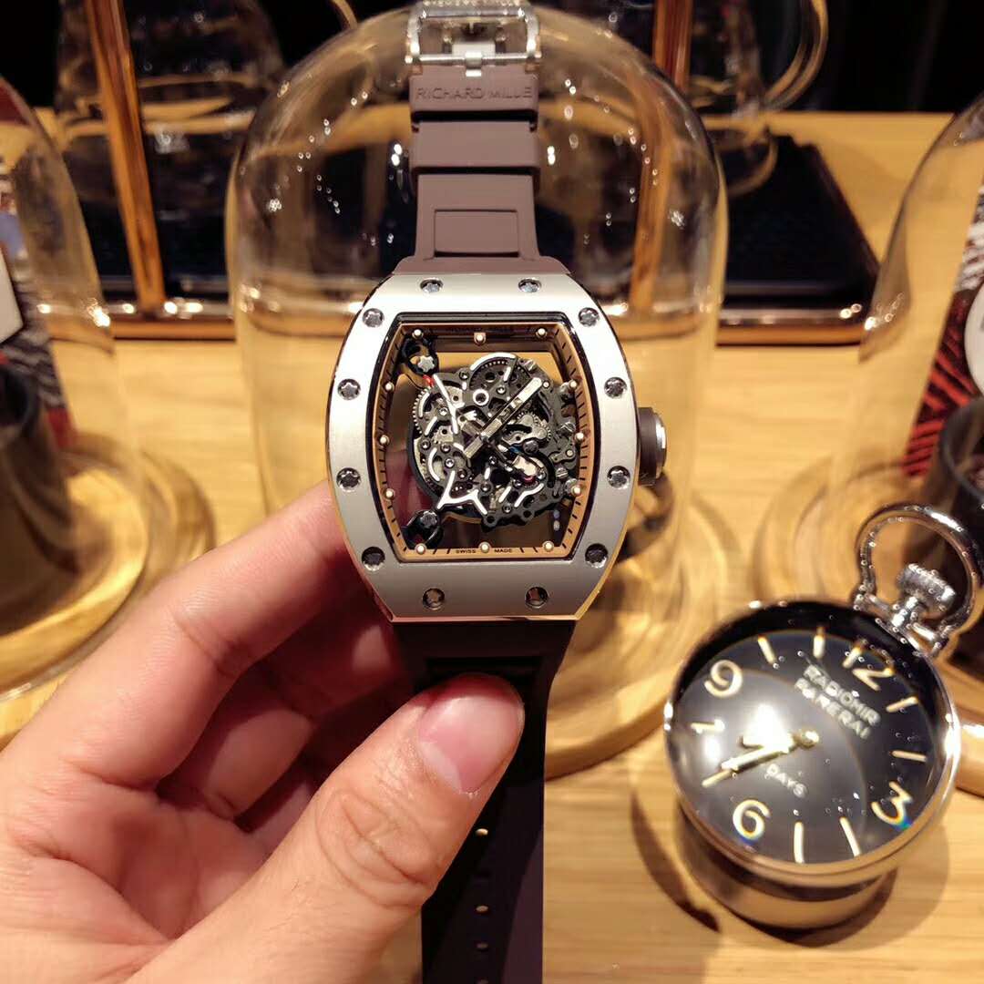 理查德米勒 Richard Mille RM055 原版複刻腕錶 无錶盘设计 镂空機芯