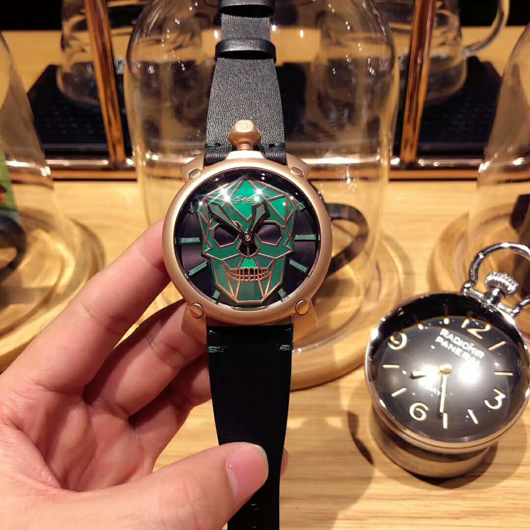 “GaGa Milano”GAGA 意大利專櫃初號機巴西足球巨星內馬爾專屬腕錶 原裝9011改裝