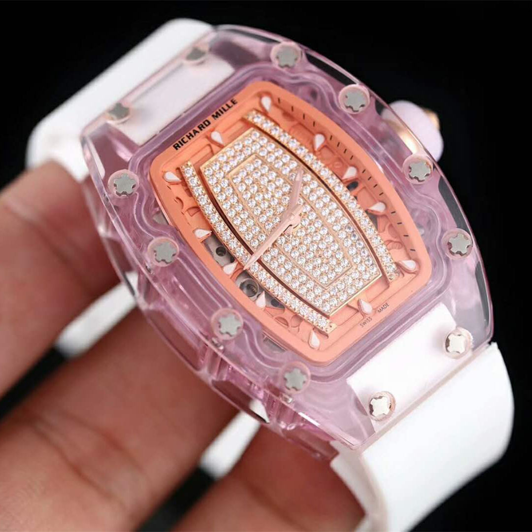 理查德米勒 RM 07-02 原裝西鐵城全自動機芯 酒桶形女裝腕錶