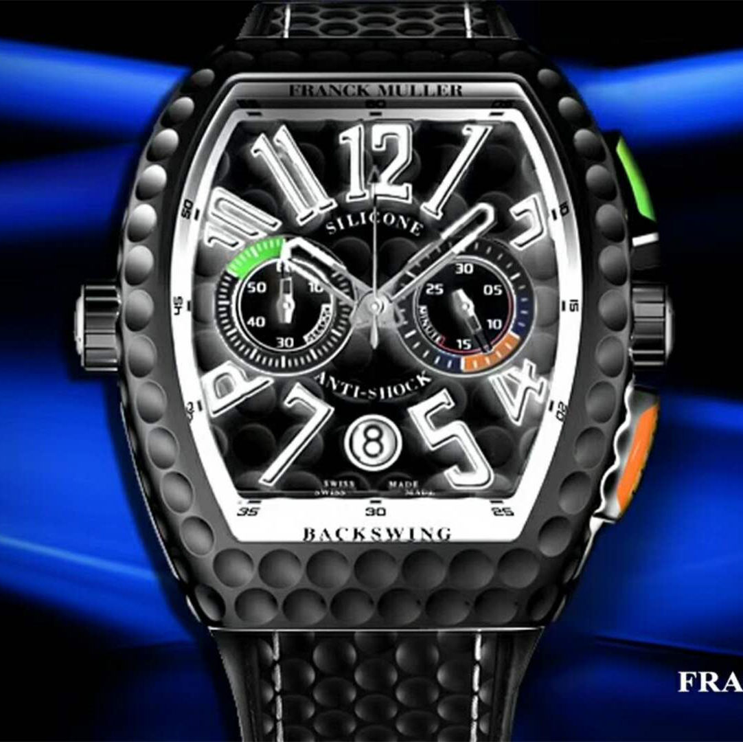 法蘭克穆勒 FM golf 全新VANGUARD BACKSWING腕錶 高爾夫限量版系列