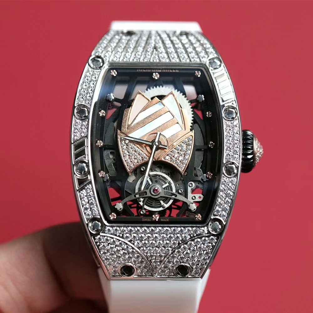 理查德.米勒RichardMille RM71-01 Talisman女士手錶 原裝帶鉆折疊扣 搭載原裝西鐵城全自動機械機芯