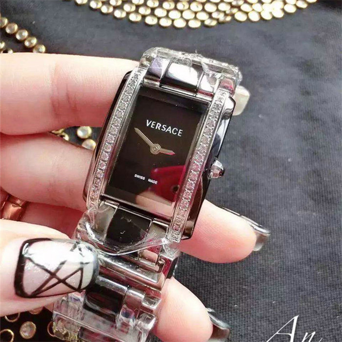 範思哲Versace腕錶鋼間陶瓷新款陶瓷和精鋼相間錶殼高端大氣