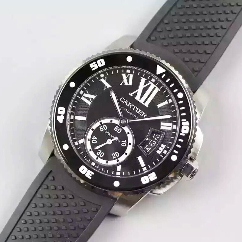 卡地亞 Cartier W7100056系列卡力博潛水腕錶