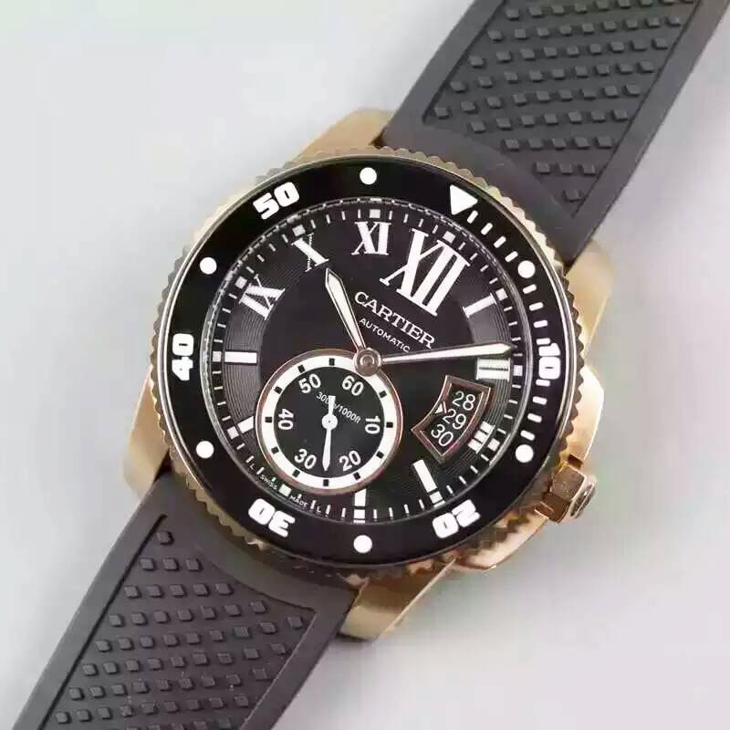 卡地亞 Cartier W7100056系列卡力博潛水腕錶