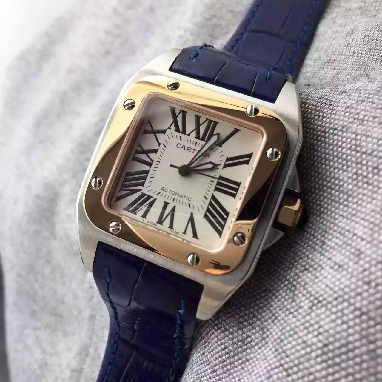 卡地亞 Cartier-Santos 100系列W20126*8女性機械錶