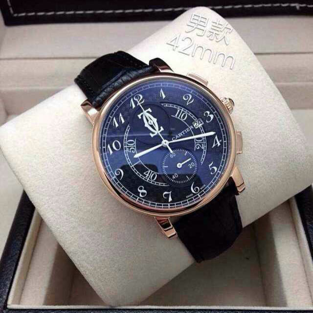 卡地亞 Cartier 新款高大上男士腕錶搭載瑞士機芯
