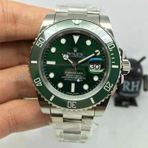 勞力士 Rolex 潛航者submarine綠水鬼綠色錶盤錶圈搭載2824機芯