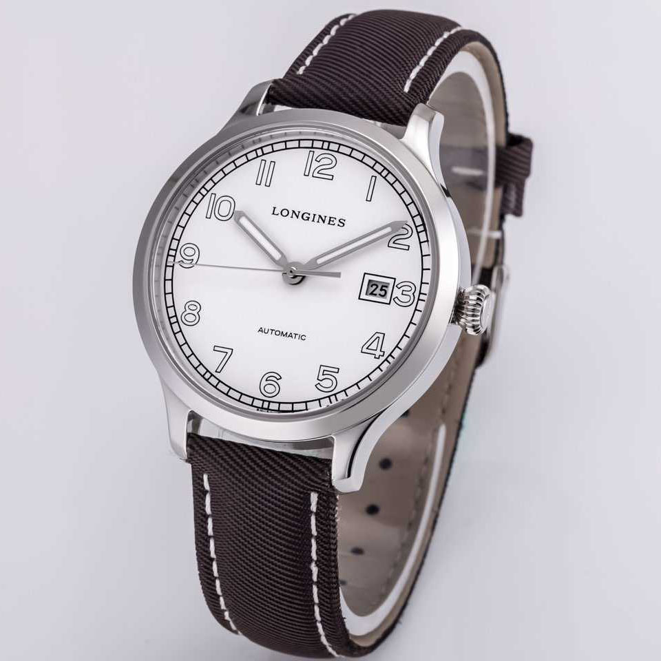 浪琴 Longines 經典復古系列1938年軍事男士腕錶 搭載原裝進口9015機芯