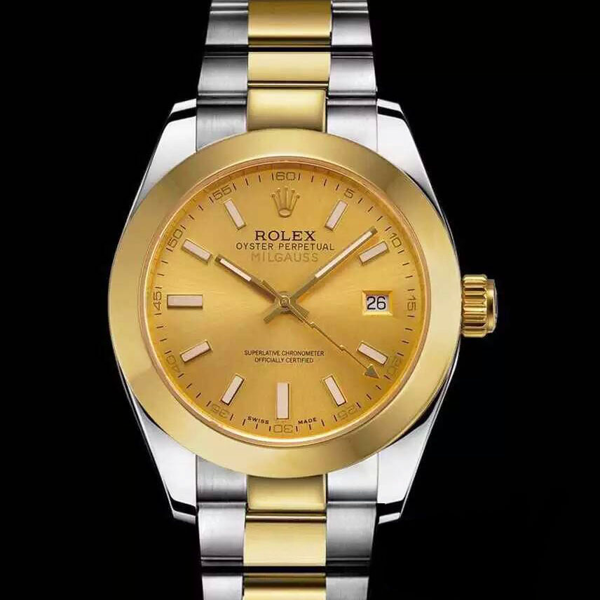 勞力士 Rolex Milgauss閃電系列新款全自動機械錶 巴薩爾鐘錶展經典之作 搭載ETA2824機芯