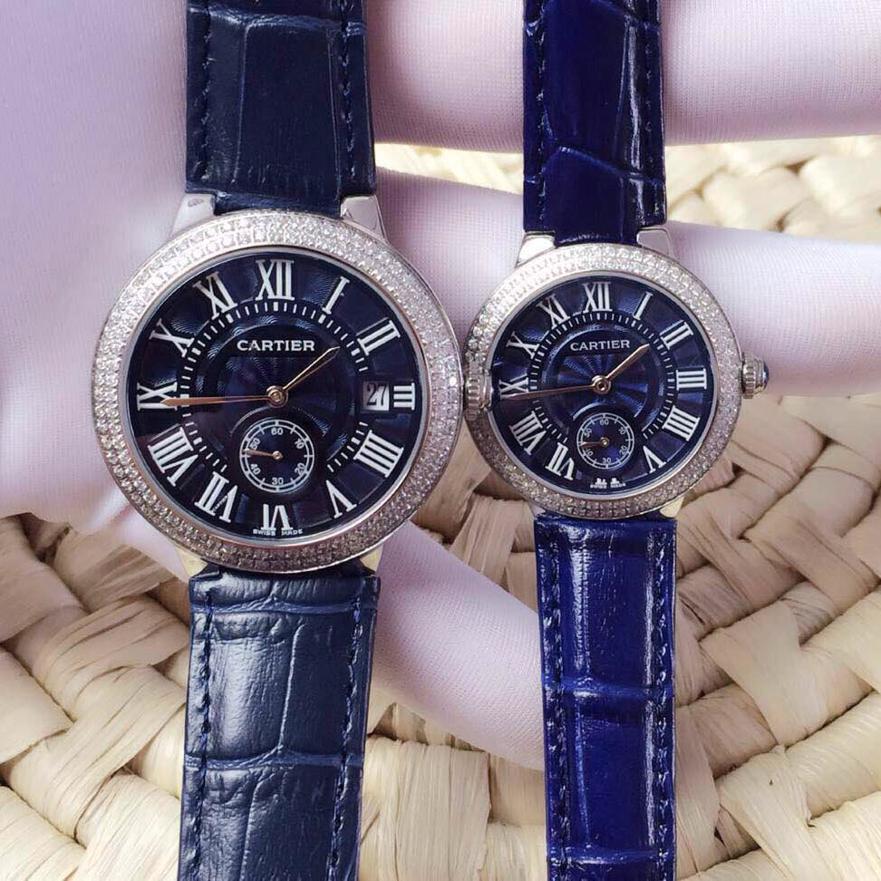 卡地亞 Cartier 藍氣球系列情侶腕錶 搭載進口石英機芯