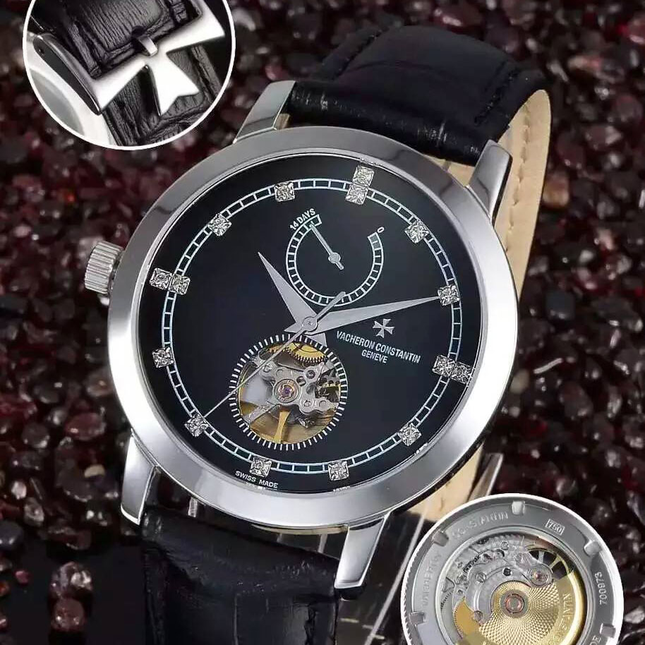 江詩丹頓 Vacheron Constantin 2015巴塞爾鐘錶展 新款男士腕錶 搭載鏤空動力儲蓄進口2824機芯