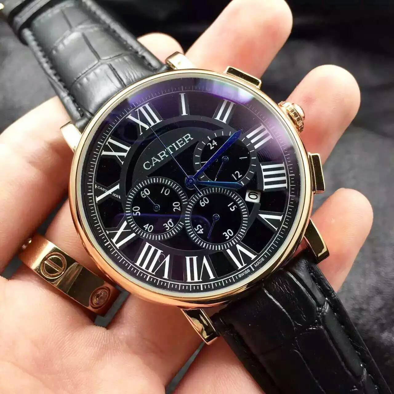 卡地亞 Cartier 復雜多功能系列 男士自動機械腕錶爆款上市