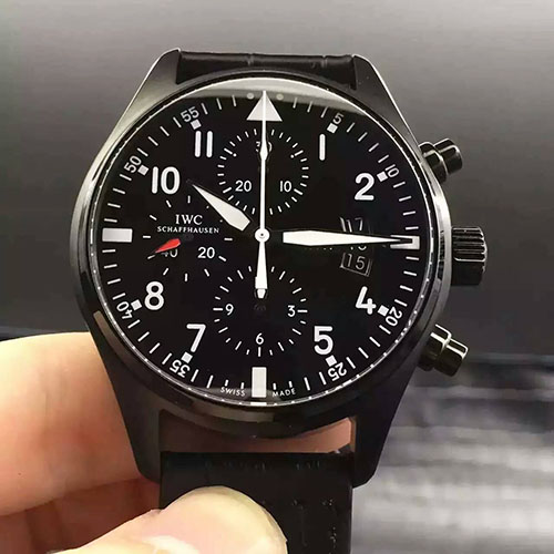 萬國 IWC 飛行員計時腕錶黑殼重磅推出 專櫃同步 搭載7750全自動機芯