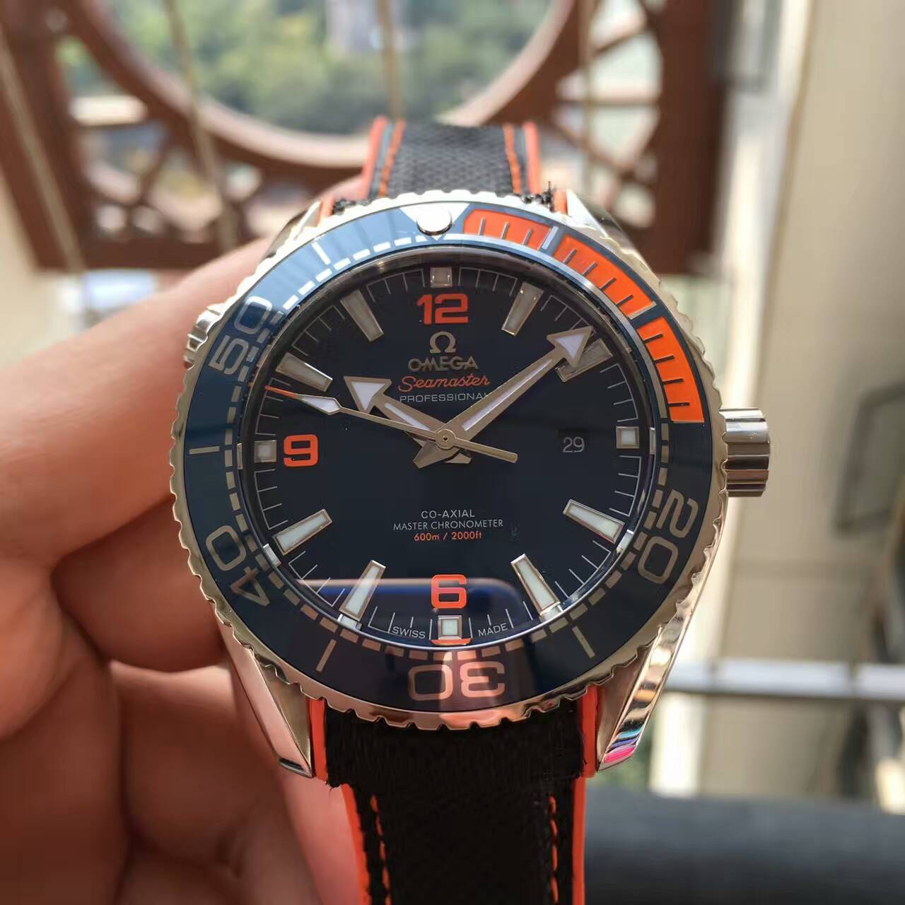 歐米茄 海馬系列 藍色錶盤