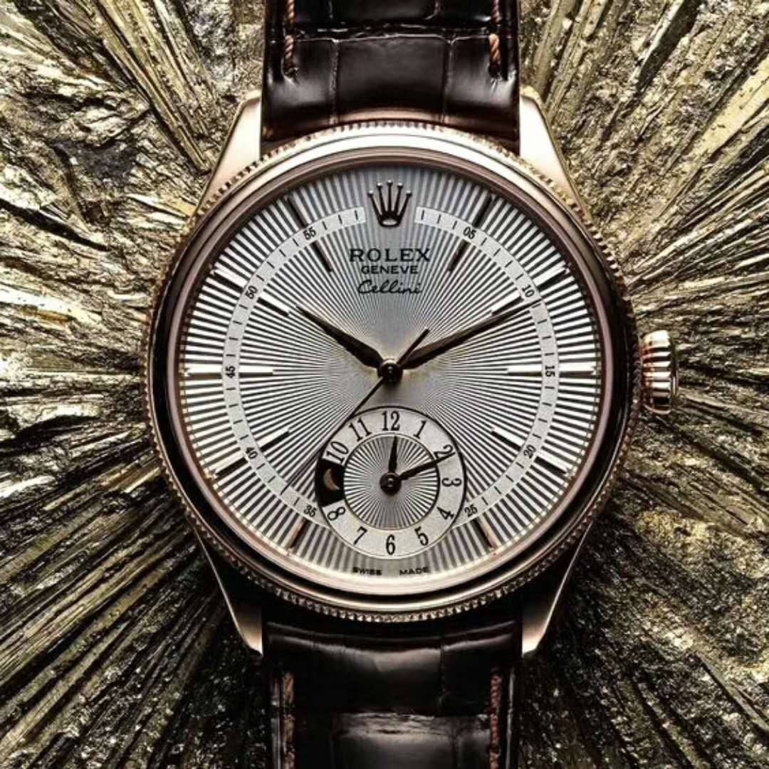 勞力士 Rolex 切利尼腕錶界裏的大咖，藍色簡約系列，由周潤發，梁朝偉演繹當中精髓，以當代精神彰顯傳統鐘錶的古典風格與永恒優雅的氣質