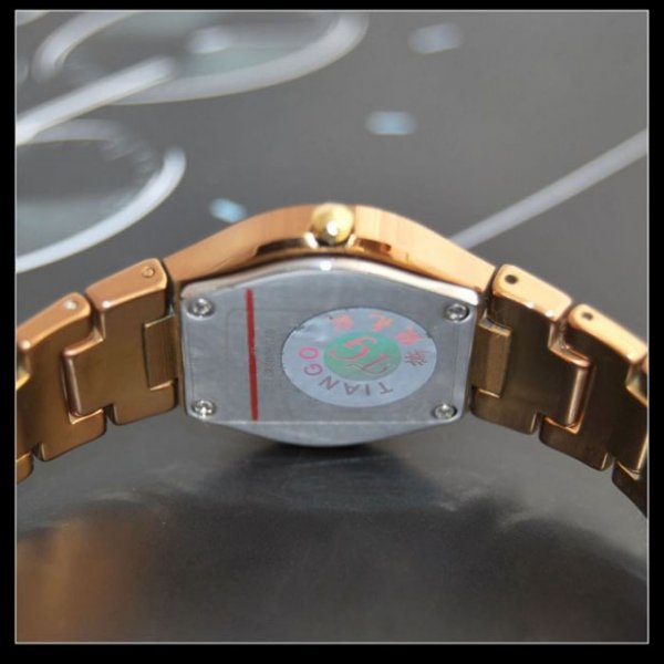 雷達金色奢華女錶日本進口石英機芯 鎢鋼藍寶石錶面