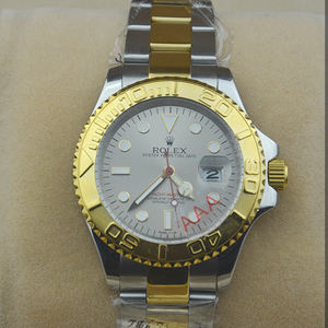 熱銷勞力士游艇名仕型新款RO098350 間金錶鏈男士機械腕錶