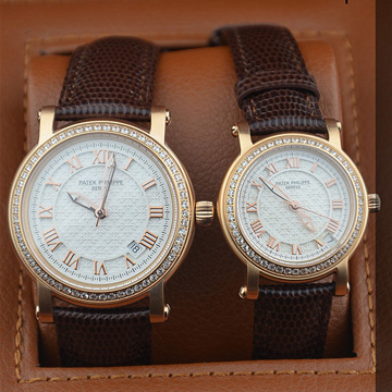 瑞士ETA2824百達翡麗情侶機械腕錶PP8729382