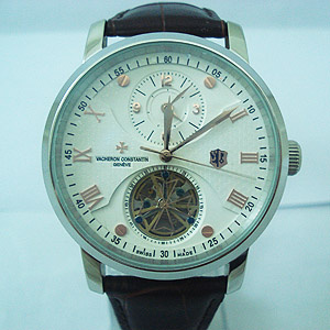 高仿江詩丹頓V.Constantin 傳承系列 機械男錶 錶盤鏤空背透全自動機械機芯