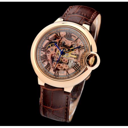 歐美高端大牌男錶 潮流時尚休閑腕錶 男士真皮手錶 全自動機械錶