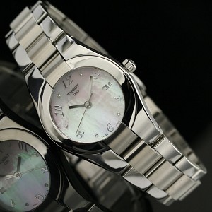 新款 天梭T-TREND流行系列 石英錶知性時尚女士手錶T043.210.11.117.02
