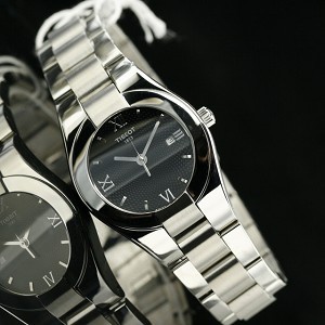 新款 天梭T-TREND流行系列 石英錶知性時尚女士手錶T043.210.11.058.00