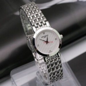 百達翡麗 時尚超質感豎女士手錶情侶錶超薄款男錶 日本進口石英錶