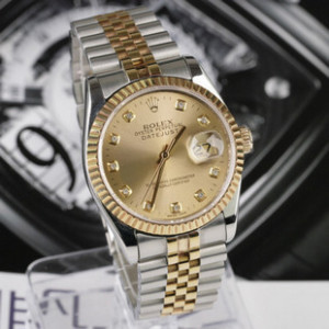 勞力士日誌型 18K金金色盤全瑞士進口自動機械錶男士手錶