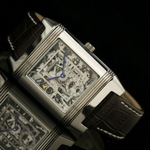 積家 Reverso系列-男錶中的貴族 翻轉設計雙面鏤空機械錶男士手錶