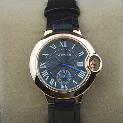 卡地亞最新上市簡約大方真皮錶帶女士腕錶