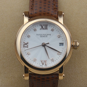 百達翡麗鉆石刻度 瑞士女士腕錶PP876380