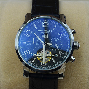 萬寶龍經典藍色時尚男士之腕錶