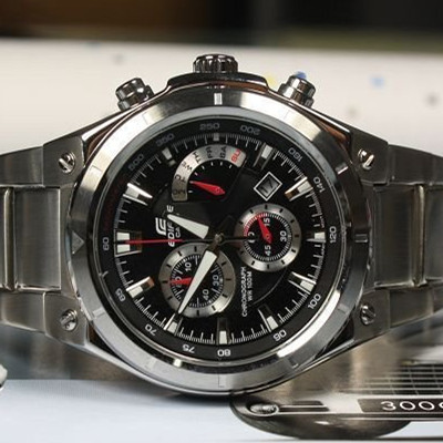 CASIO卡西歐 手錶 三眼計時賽車錶 EF-526D-1AV 現貨