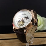 積家 2014最新款玫瑰金陀飛輪全自動瑞士機械男士手錶