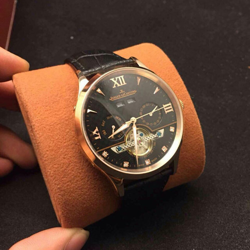 JAEGER LECOULTRE 積家多功能陀飛輪機械男錶 2015最新錶款