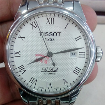 TISSOT(天梭)力洛克進口日本全自動機芯3針日曆鋼帶