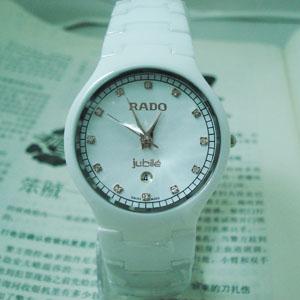 RADO雷達手錶雷達女錶陶瓷女錶白色陶瓷手錶折扣中 rado-026