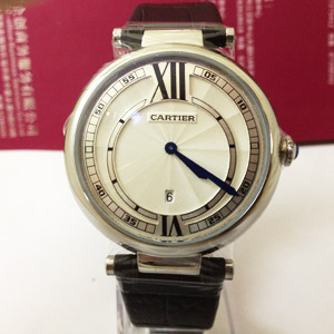 cartier石英男士手錶CDY8822 石英機芯 白色錶盤