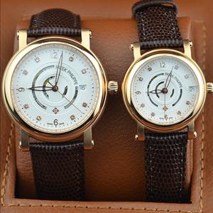 百達翡麗情侶機械瑞士腕錶PP01293892