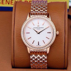 江詩丹頓Vc0212430瑞士石英機芯女士腕錶 職業女性必選款  錶盤多色可選擇