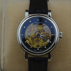 百達翡麗鏤空進口機芯PP056360男士機械腕錶