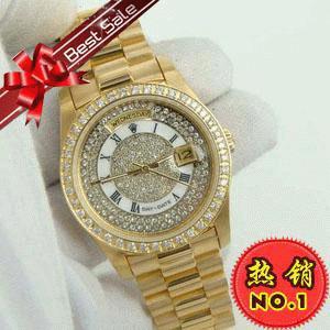 ROLEX勞力士星期日曆型手錶豪華立體鑲鑽寶石男錶Rolex005