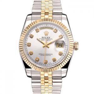 勞力士星期日曆型手錶/日本原裝機芯雙日曆18K金錶Rolex013