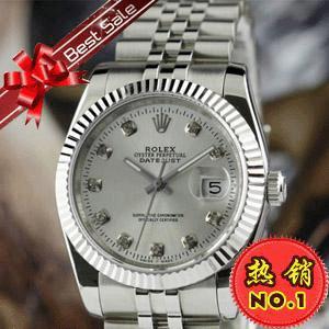 勞力士日誌型手錶/全鋼鑲鑽全自動機械商務男錶/Rolex027