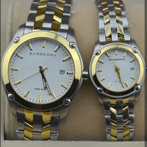 burberry鋼帶 時尚情侶腕錶DU898380