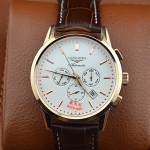 浪琴Longines-32480名匠系列新款時尚男士進口機芯全自動機械腕錶 男人魅力無處可擋