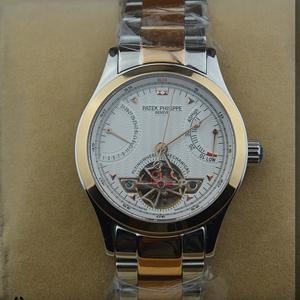 百達翡麗PP068480五針陀飛輪系列進口日本機芯男士機械腕錶