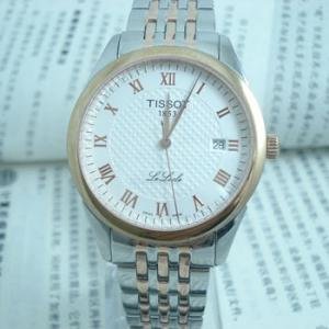 TISSOT(天梭)力洛克進口日本石英機芯3針日曆鋼帶