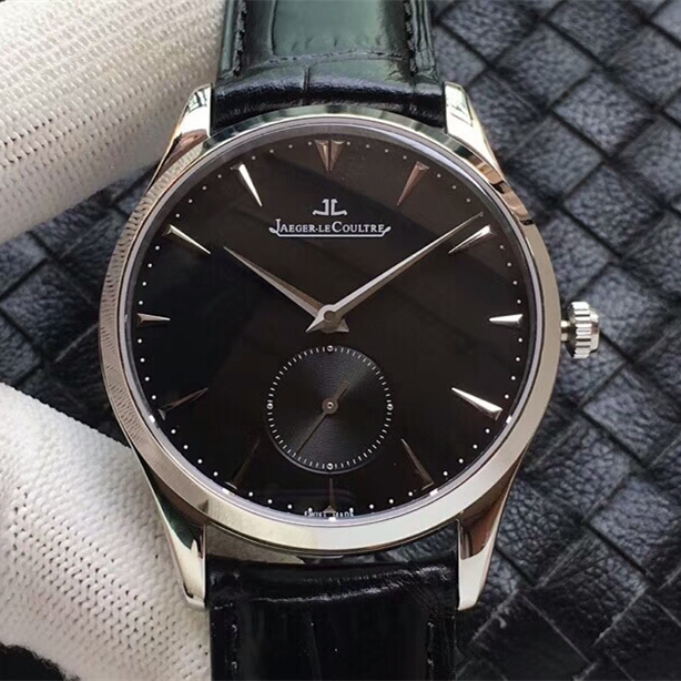 積家 Jaeger-LeCoultre 大師系列兩針半Q1358470 典雅 大氣 商務人士首先款式 小牛皮錶帶